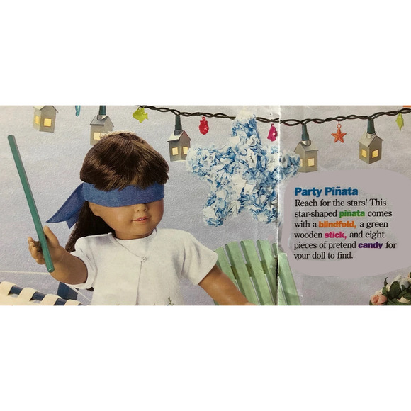 American Girl Today Patio Decorations PINATA STICK CANDY BLINDFOLD Accessories - Picture 3 of 10